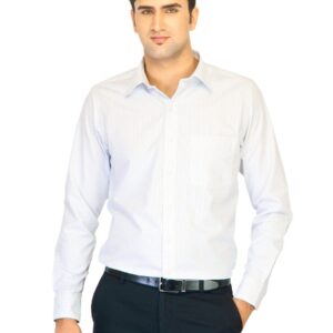 Belmonte Men Stripes White Shirts
