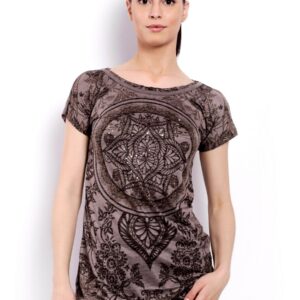 United Colors of Benetton Women Brown T-shirt