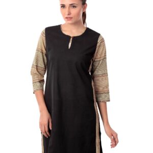 Fabindia Women Black Kurta