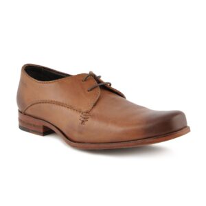 Clarks Men Goto Eat Tobacco Leather Brown Formal Shoes
