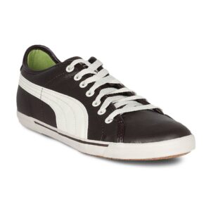 Puma Men's Benecio Black Coffee Leather Shoe