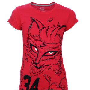 Nike Women As Foxy Ss Cr Pink T-Shirts