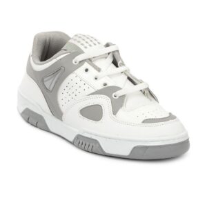 Force 10 Men Grey & White Sports Shoes