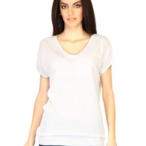 United Colors of Benetton Women Solid White Tops