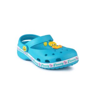 Warner Bros Kids Girls TW Big Facelog Blue Sandals