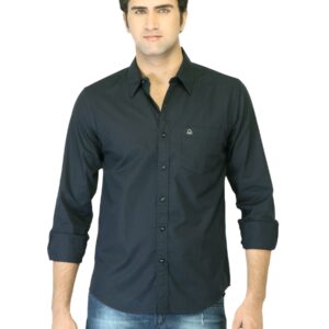 United Colors of Benetton Men Black Shirt
