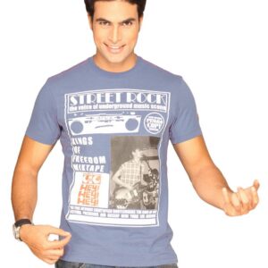 ADIDAS Men's Prt Blue T-shirt