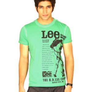 Lee Men's Green Cowboy T-shirt