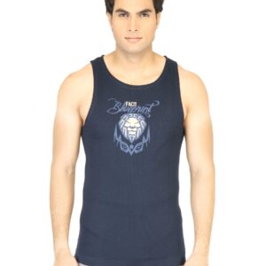 Facit Men Bicep Tee Navy Blue Innerwear Vest