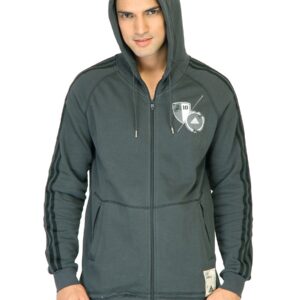 ADIDAS Men Solid Grey Jackets