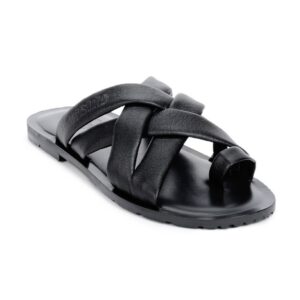 U.S. Polo Assn. Men Black Sandals