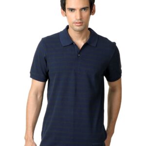 ADIDAS Men Navy Blue T-shirt