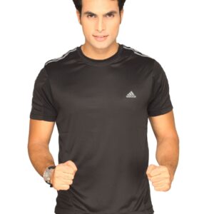 ADIDAS Men's Black Strip T-shirt
