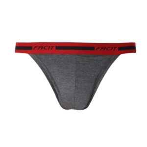 Facit Men String BK Charcoal Briefs
