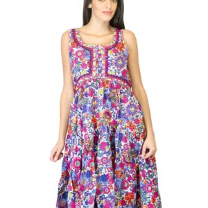 BIBA Women Printed Multi Coloured Kurta