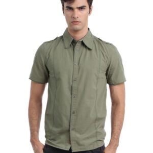 ADIDAS Men Olive Shirt