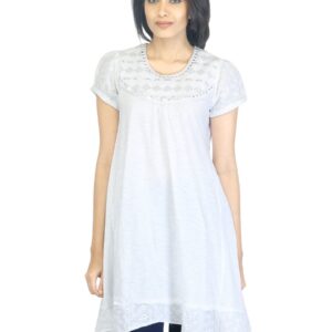 BIBA Women Ethnic White Kurta