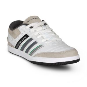 Numero Uno Men's Amazon White Grey Shoe