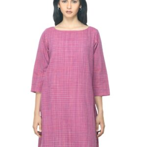 Fabindia Women Pink Kurta