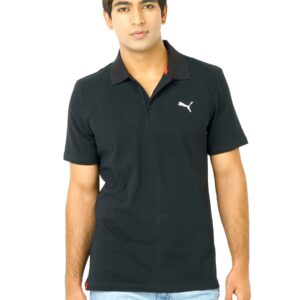 Puma Men Black Polo Tshirts