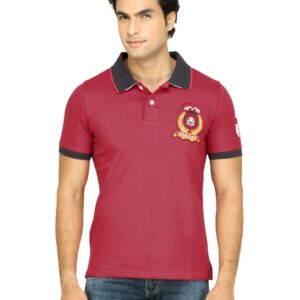 United Colors of Benetton Men Red Polo TShirt