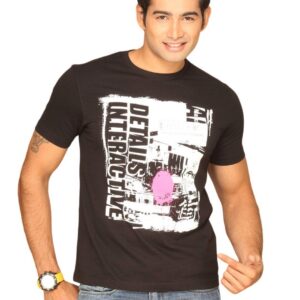 UCB Men's Benetton Details Black T-shirt