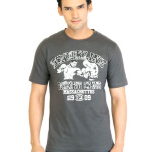Locomotive Men Printed Grey TShirt