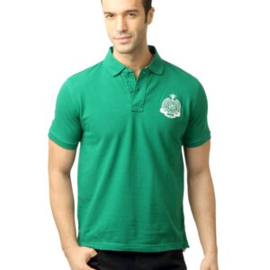 U.S. Polo Assn. Men Solid Green Polo Tshirt