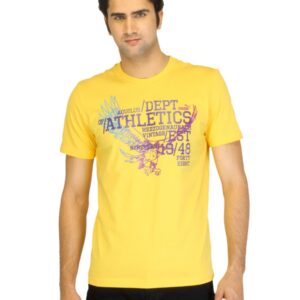 Puma Men Vintage Yellow T-shirt