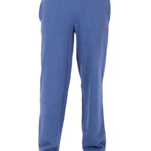 Urban Yoga Men Solid Blue Track Pants