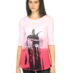 Wrangler Women Native Lady Pink T-shirt