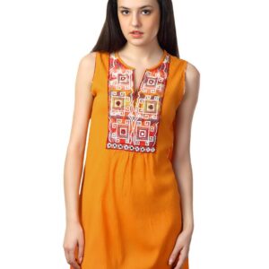 Aneri Women Orange Kurta