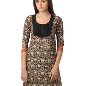 Vishudh Women Black Kurta