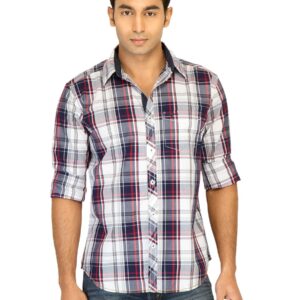 Highlander Men Check Blue Shirt