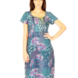 W Women Printed Blue Kurtas