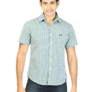 Lee Men Check Green Shirts