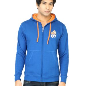 Myntra Men Solid Blue Sweatshirt