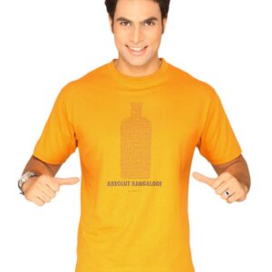 Tantra Men's Absolut Bangalore Mustard T-shirt