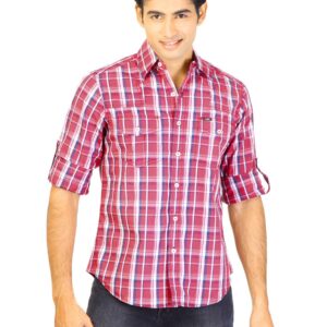 Lee Men Check Red Shirts