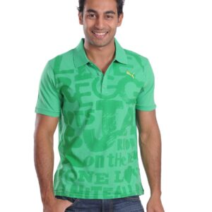 Puma Mens One Love Reggae Polo T-shirt