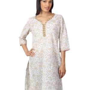Aurelia Women Cream Kurta