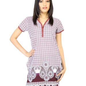 Vishudh Women Printed Red Kurtas