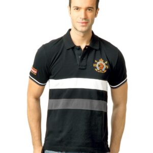 U.S. Polo Assn. Men Black Polo Tshirt