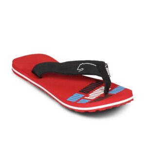 Puma Unisex Issac Red Black Flip Flop