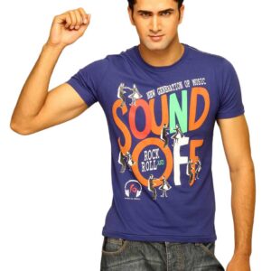 Status Quo Men's Sound Off Blue T-shirt