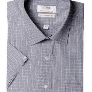 Arrow Men Grey Check Shirt