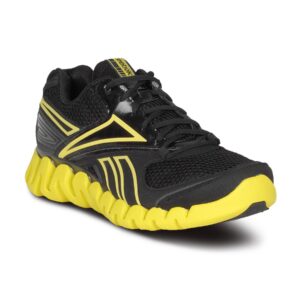 Reebok Men's Zigfuel Black Yellow Shoe