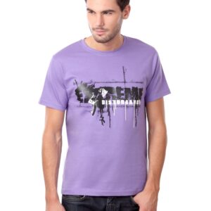 Myntra Men Extreme Purple T-shirt