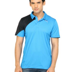 Puma Men Training Polo Blue Tshirt