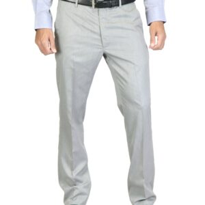 Arrow Men Grey Striped Trousers